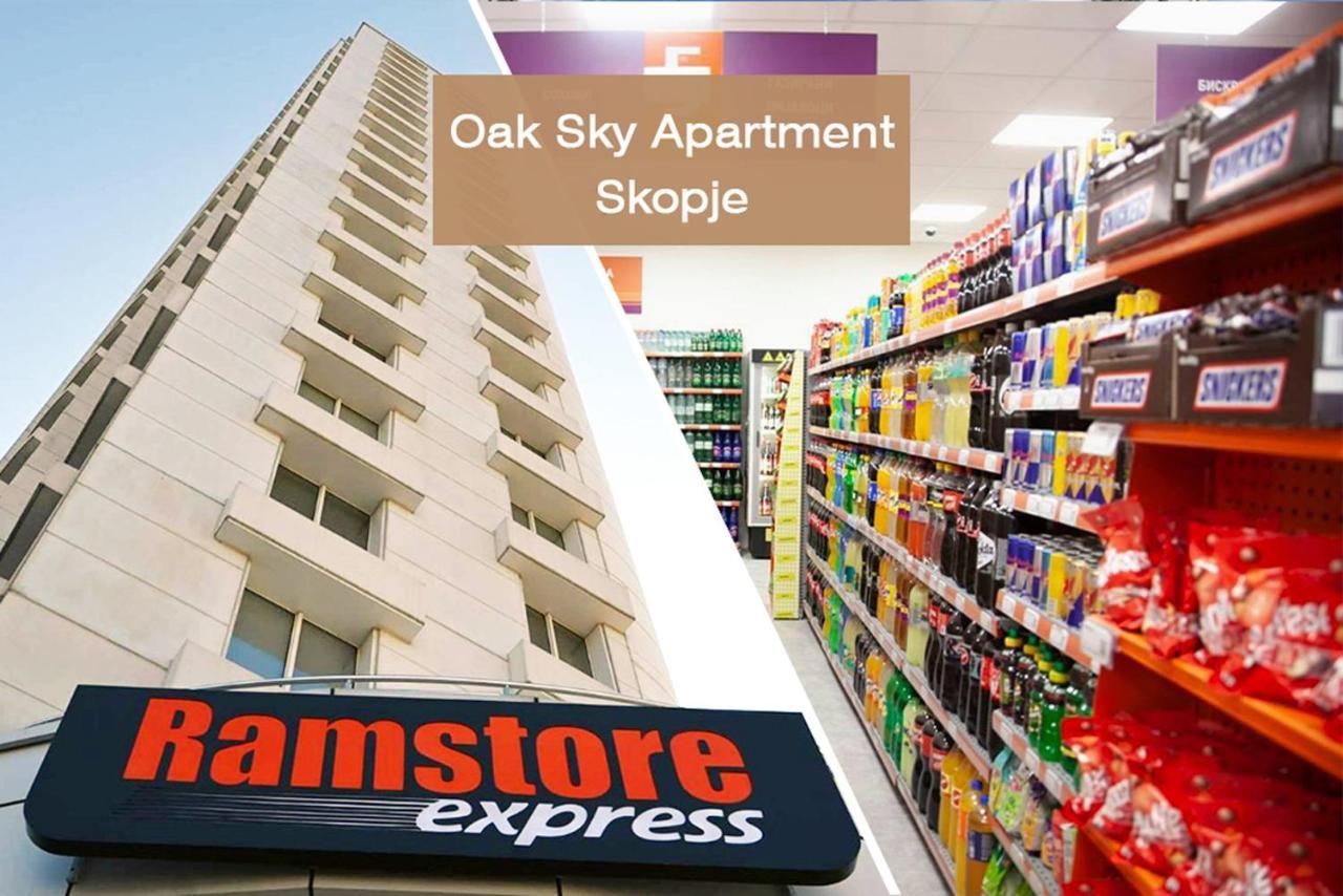 Oak Sky Apartment Spa & Fitness Skopje Extérieur photo